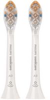 Philips Sonicare - Premium All-in-One (A3) Replacement Toothbrush Heads, (2-pack) - White - Angle