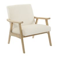 OSP Home Furnishings - Weldon Chair - Linen - Angle