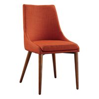 OSP Home Furnishings - 2 Pack Almer Chair - Tangerine - Angle