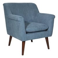 OSP Home Furnishings - Dane Accent Chair - Blue Steel - Angle