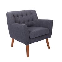 OSP Home Furnishings - Mill Lane Chair - Navy - Angle