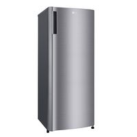 LG - 5.8 Cu. Ft. Upright Freezer with Direct Cooling System - Platinum Silver - Angle