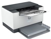HP - LaserJet M209dw Wireless Black-and-White Laser Printer - White & Slate - Angle
