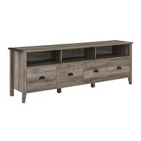 Walker Edison - Industrial Farmhouse TV Stand for TV's up to 80