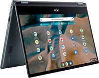 Acer - Chromebook Spin 514 – Convertible - 14” Full HD Touch – AMD Ryzen 5 3500C – 8GB DDR4 – 128... - Angle