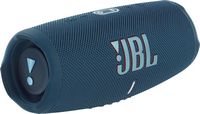 JBL - CHARGE5 Portable Waterproof Speaker with Powerbank - Blue - Angle