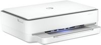 HP - ENVY 6055e Wireless Inkjet Printer with 3 months of Instant Ink Included with HP+ - White - Angle