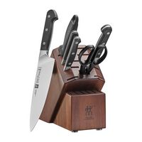 ZWILLING - Pro 7-pc Knife Block Set - Black - Angle