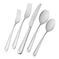 Henckels - Silvano 45-Piece Flatware Set - Silver - Angle