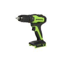 Greenworks - 24-Volt Cordless Brushless 1/2 in. Drill/Driver (2 x 1.5Ah USB Batteries, Charger an... - Angle