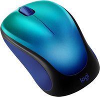Logitech - Design Collection Limited Edition Wireless 3-button Ambidextrous Mouse with Colorful D... - Angle