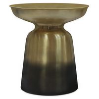 Simpli Home - Toby Metal Accent Table - Gold/Black Ombre - Angle