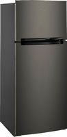 Whirlpool - 17.7 Cu. Ft. Top Freezer Refrigerator - Black Stainless Steel - Angle