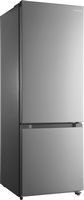 Insignia™ - 11.5 Cu. Ft. Bottom Mount Refrigerator - Stainless Steel - Angle