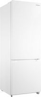 Insignia™ - 11.5 Cu. Ft. Bottom Mount Refrigerator with ENERGY STAR Certification - White - Angle
