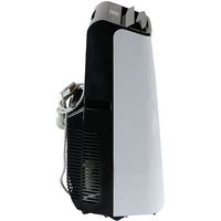 Amana - 350 Sq. Ft. Portable Air Conditioner - White/Black - Angle