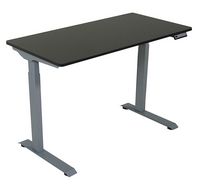 Victor - Electric Full Standing Desk - Black - Angle