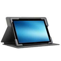 Targus - Safe Fit Universal 9-10.5” 360 Rotating Tablet Case - Black - Angle