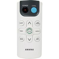 Amana - 350 Sq. Ft 8,000 BTU Window Air Conditioner - White - Angle