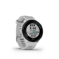 Garmin - Forerunner 55 GPS Smartwatch 42mm Fiber-Reinforced Polymer - Whitestone - Angle