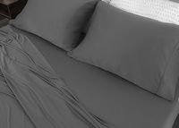 Bedgear - Dri-Tec Moisture-Wicking Sheet Sets- Cal King - Gray - Angle