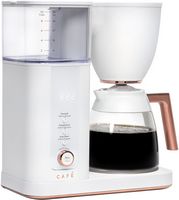 Café - Smart Drip 10-Cup Coffee Maker with Wi-Fi - Matte White - Angle