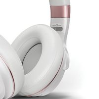 Raycon - The Everyday Over-Ear Active-Noise-Canceling Wireless Bluetooth Headphones - Rose Gold - Angle