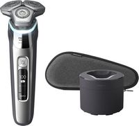Philips Norelco - 9500 Rechargeable Wet/Dry Electric Shaver with Quick Clean, Travel Case, and Po... - Angle