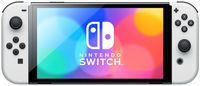 Nintendo - Switch – OLED Model w/Joy-Con - White - Angle