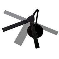 OttLite - Pivot LED Desk Lamp with Dual Shades - Black - Angle
