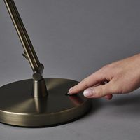 OttLite - Wellness Series Refine LED Desk Lamp - Gold - Angle