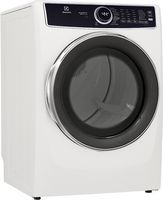 Electrolux - 8.0 Cu. Ft. Stackable Gas Dryer with Steam and LuxCare Dry System - White - Angle