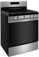 Whirlpool - 5.0 Cu. Ft. Gas Range with Air Fry for Frozen Foods - Stainless Steel - Angle