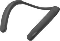 Sony - Bluetooth Wireless Neckband Speaker - Charcoal Gray - Angle