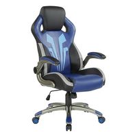 OSP Home Furnishings - Ice Knight Gaming Chair in - Blue - Angle