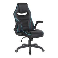 OSP Home Furnishings - Xeno Gaming Chair Faux Leather - Blue - Angle