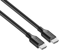 Best Buy essentials™ - 12' 4K Ultra HD HDMI Cable - Black - Angle