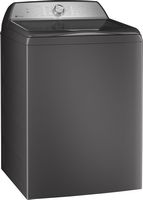 GE Profile - 5.0 Cu. Ft. High Efficiency Smart Top Load Washer with Smarter Wash Technology, Easi... - Angle