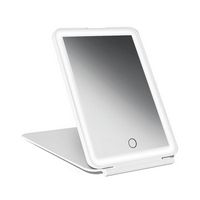 Vanity Planet - LED Mini Travel Mirror - White - Angle