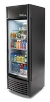 Premium Levella - 9 cu. ft. 1-Door Commercial Merchandiser Refrigerator Glass-Door Beverage Displ... - Angle