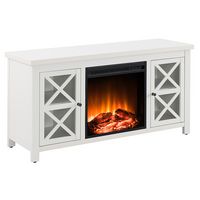 Camden&Wells - Colton Log Fireplace TV Stand for TVs Up to 55