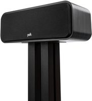 Polk Audio - Signature Elite ES30 Hi-Res Center Channel Speaker - Stunning Black - Angle