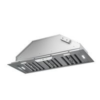 Zephyr - 38 inches - Externally Vented - Shell Range Hood - Stainless Steel - Angle