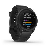 Garmin - Forerunner 745 GPS Smartwatch 30mm Fiber-Reinforced Polymer - Black - Angle