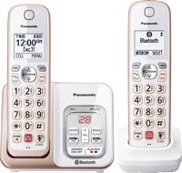 Panasonic - KX-TGD862G Link2Cell DECT 6.0 Expandable Cordless Phone System with Digital Answering... - Angle