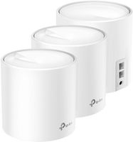 TP-Link - Deco AX3000 (3-pack) Dual-Band Whole Home Mesh Wi-Fi 6 System, Supports Gigabit Speeds ... - Angle