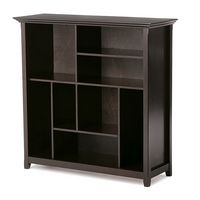 Simpli Home - Amherst Multi Cube Bookcase and Storage Unit - Hickory Brown - Angle