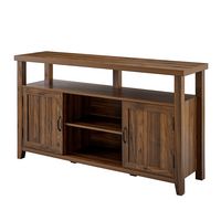 Classic 2-Door Tall TV Stand for Most TVs up to 65” - Angle