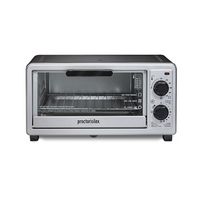 Proctor Silex - 4 Slice Toaster Oven with Broiler - BLACK - Angle