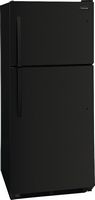 Frigidaire - 20.5 Cu. Ft. Top-Freezer Refrigerator - Black - Angle